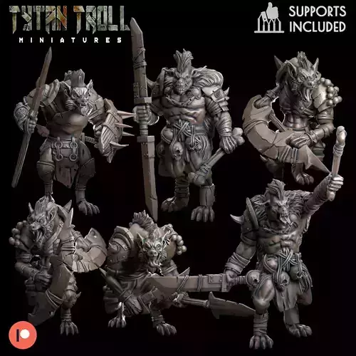 Gnoll Pack - Pre-Supported