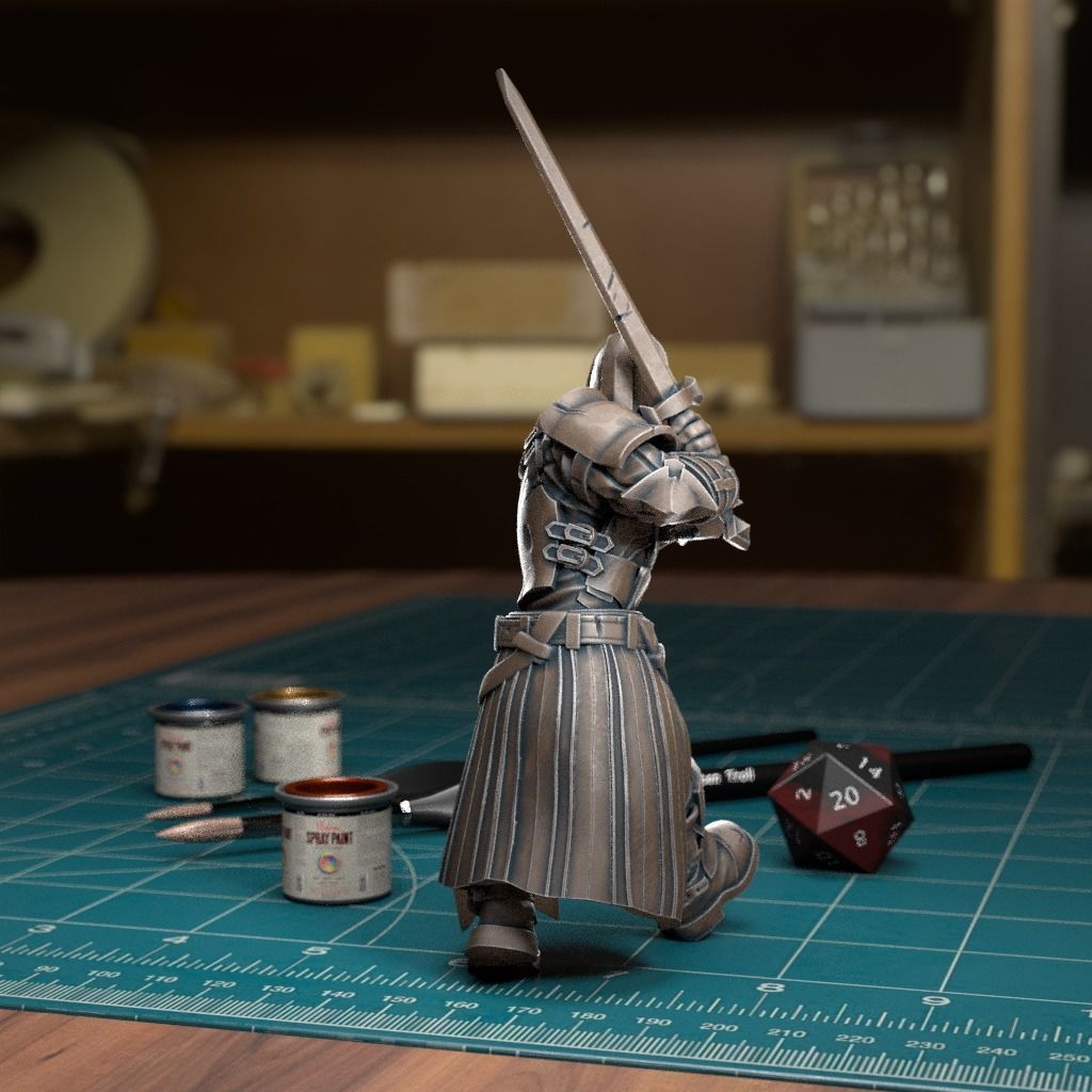Guard Swinging Sword - Pre-Supported 3D model 3D printable | CGTrader