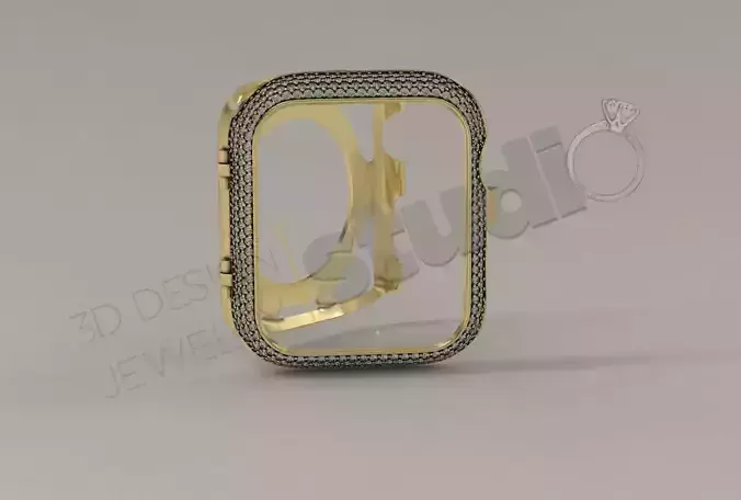 Apple iWatch series 6 44mm cover with diamonds