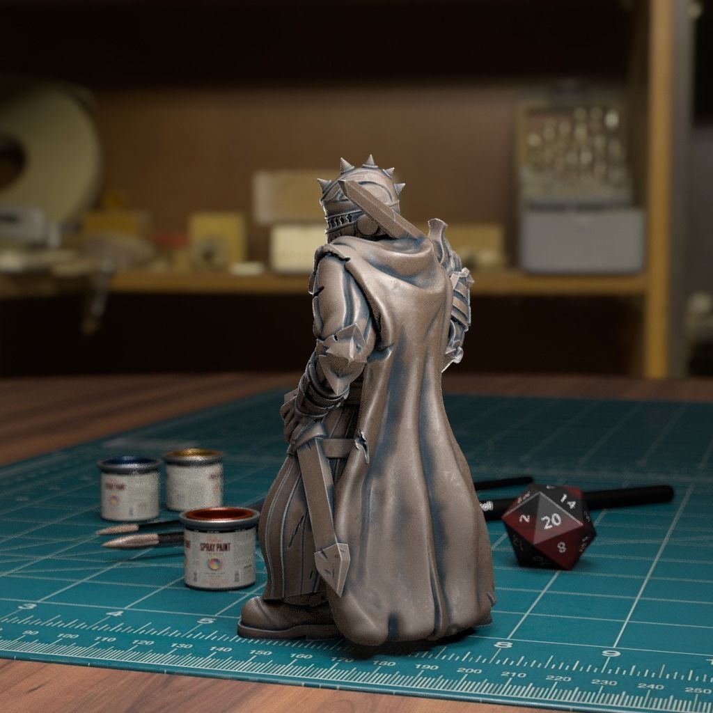 Guard Captain - Pre-Supported 3D print model_1