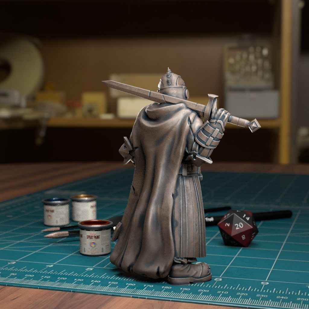Guard Captain - Pre-Supported 3D print model_2