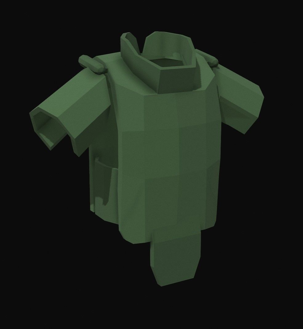 3D model Armoured Vests Low Poly Pack VR / AR / low-poly | CGTrader