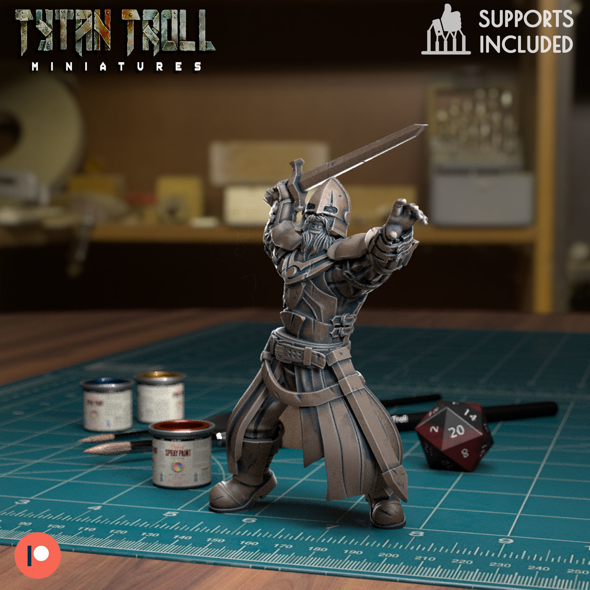Guards Pack - Pre-Supported 3D print model_3