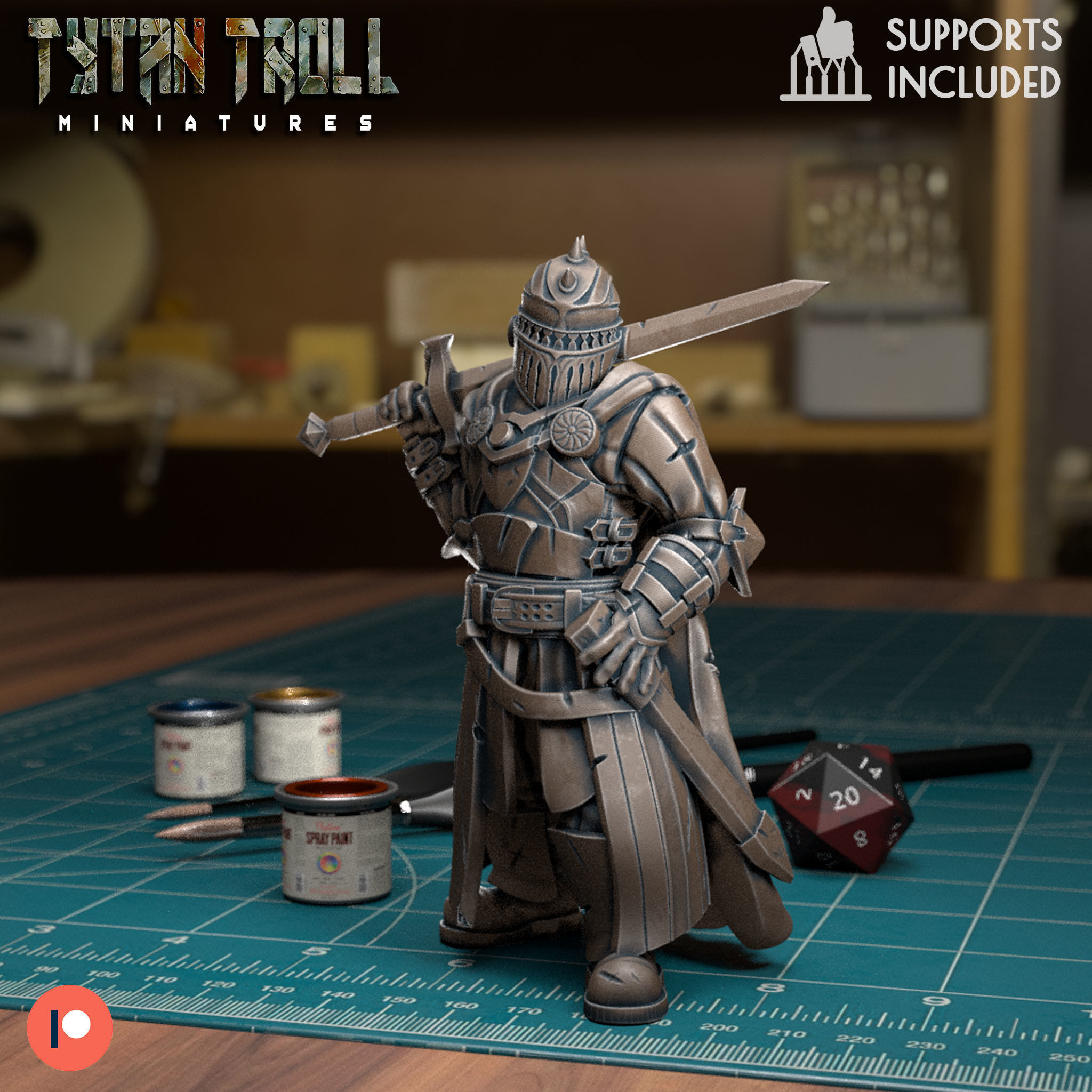 Guards Pack - Pre-Supported 3D print model_4