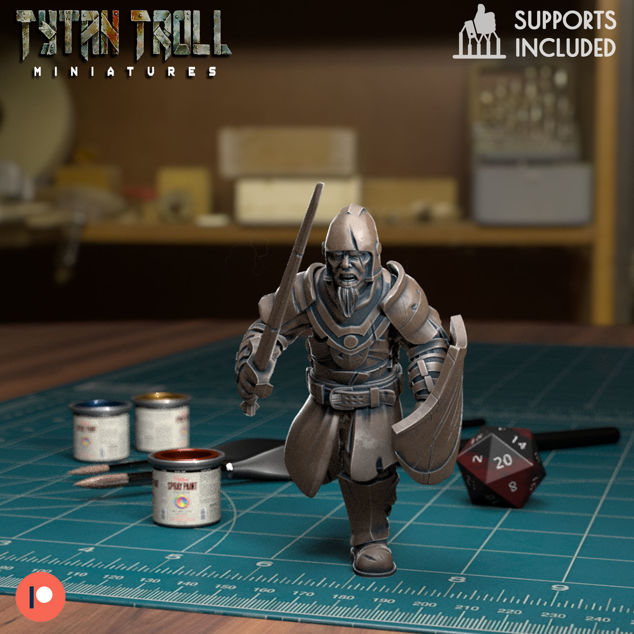 Guards Pack - Pre-Supported 3D print model_6