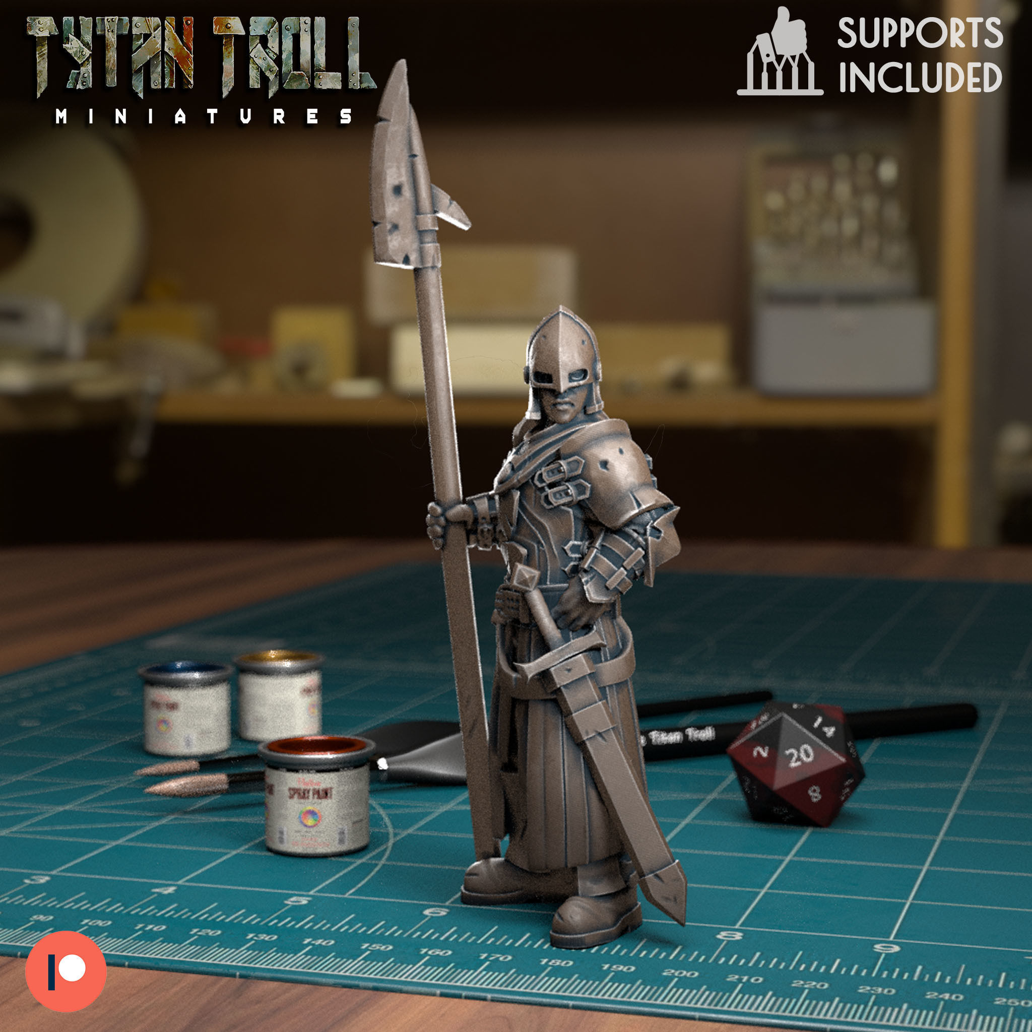 Guards Pack - Pre-Supported 3D print model_8