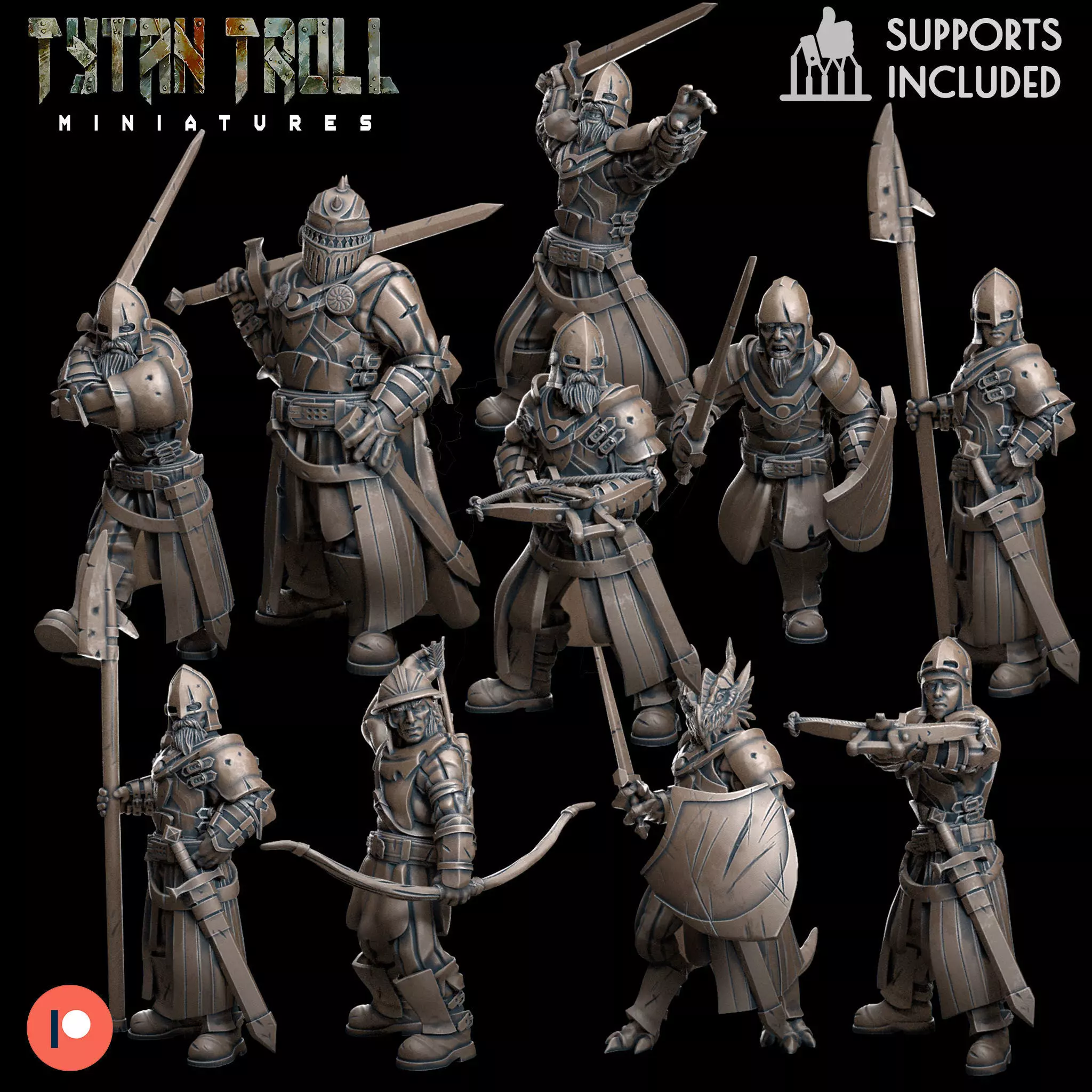 Guards Pack - Pre-Supported 3D print model_0
