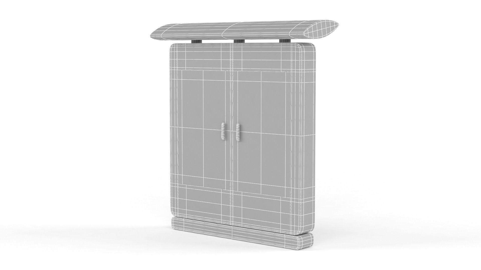 Electronic Kiosk 3D model_10