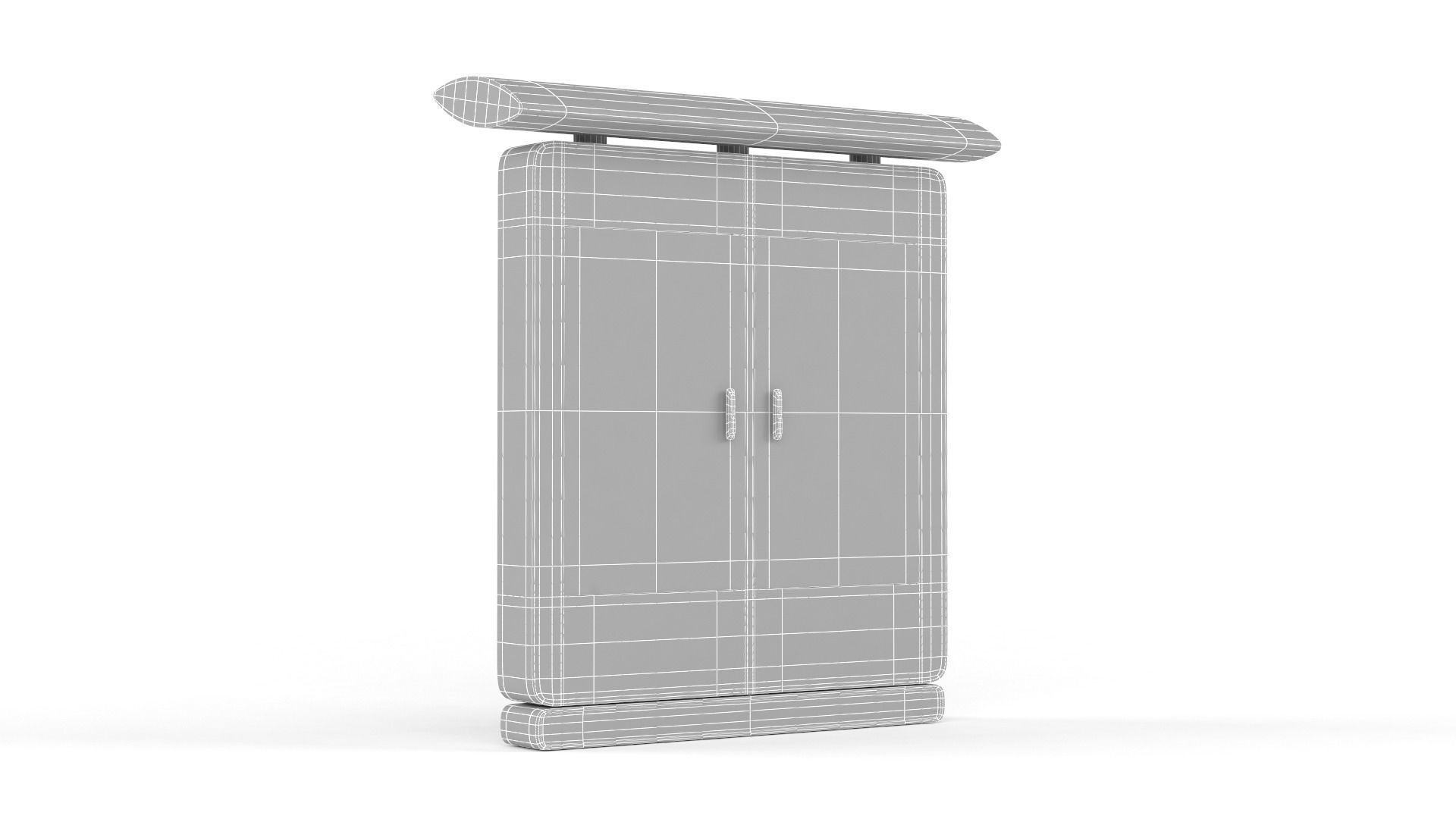 Electronic Kiosk 3D model_9