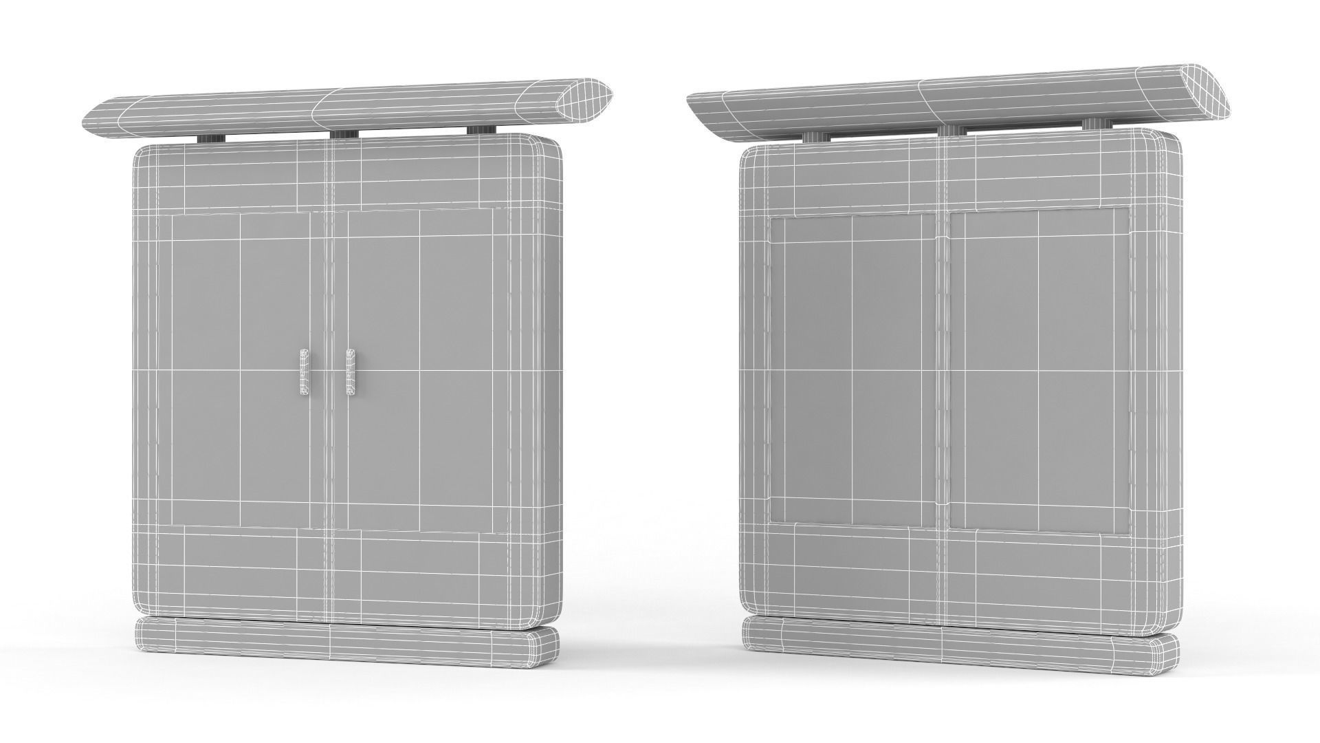 Electronic Kiosk 3D model_6