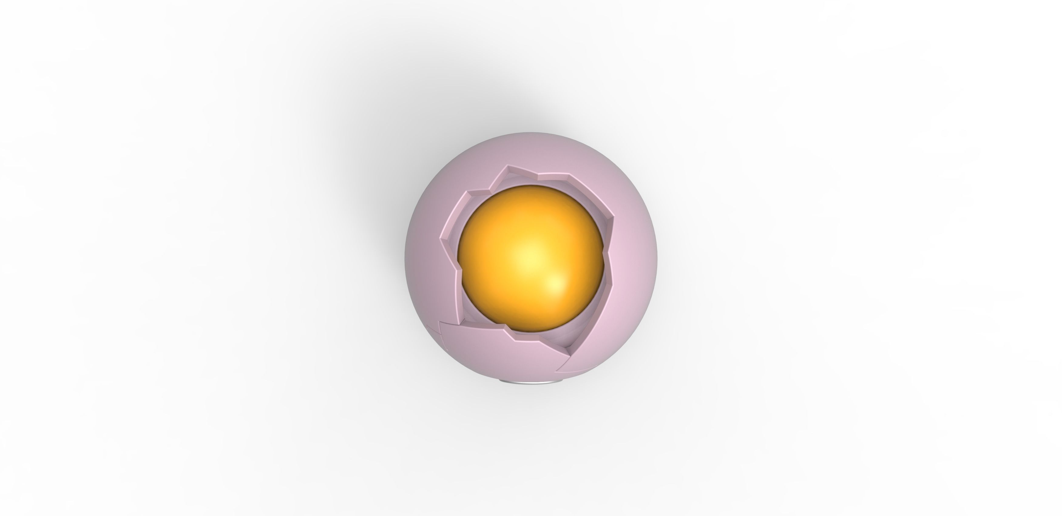 Exeggcute orb 3D print model_9
