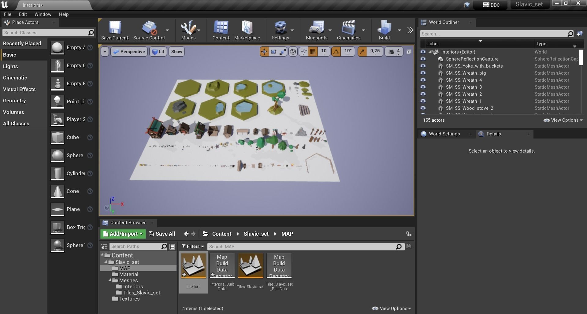 Low Poly Tiles Slavic Style Set Low-poly 3D model_26