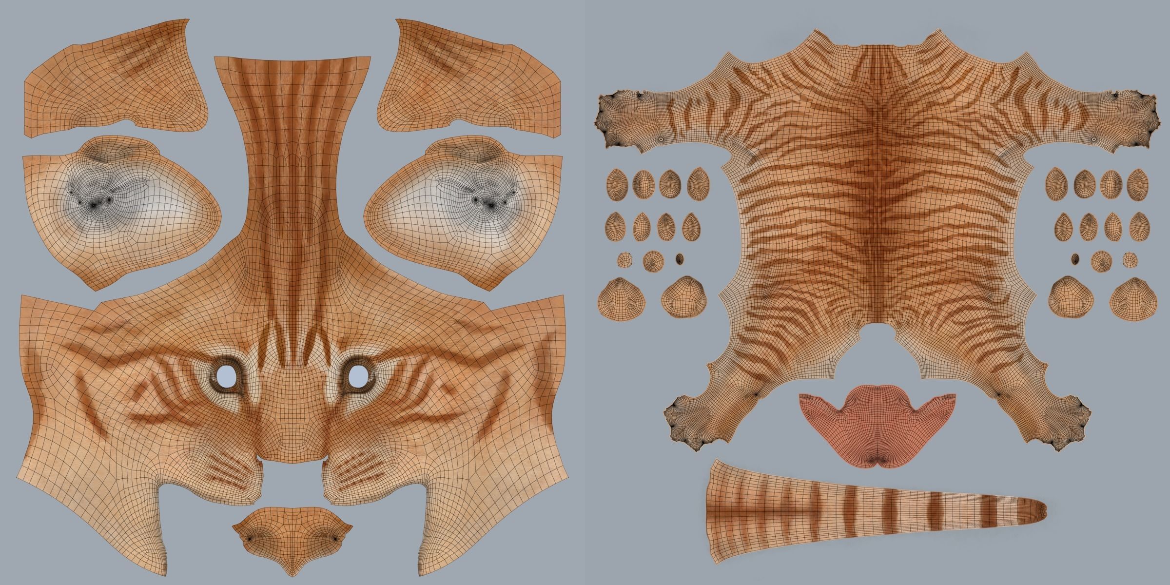 Orange Cat Animated VFX Grace 3D model_23