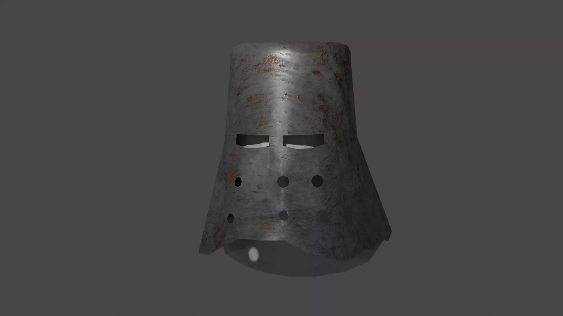Medieval LowPoly coif Free low-poly 3D model