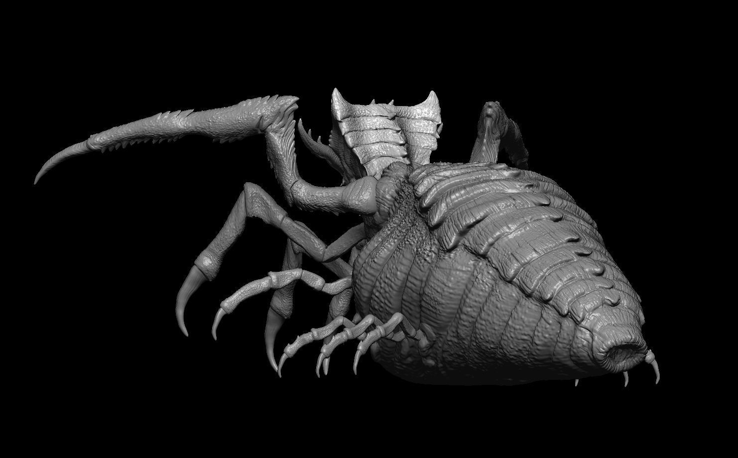 Starship Troopers Queen Bug 3D model_5