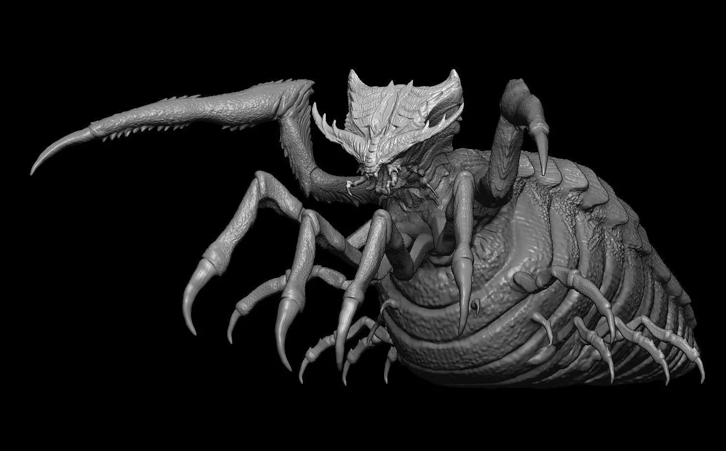 Starship Troopers Queen Bug 3D model_0