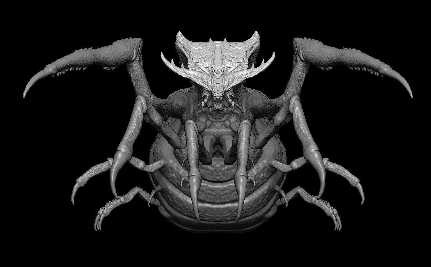 Starship Troopers Queen Bug 3D model_2