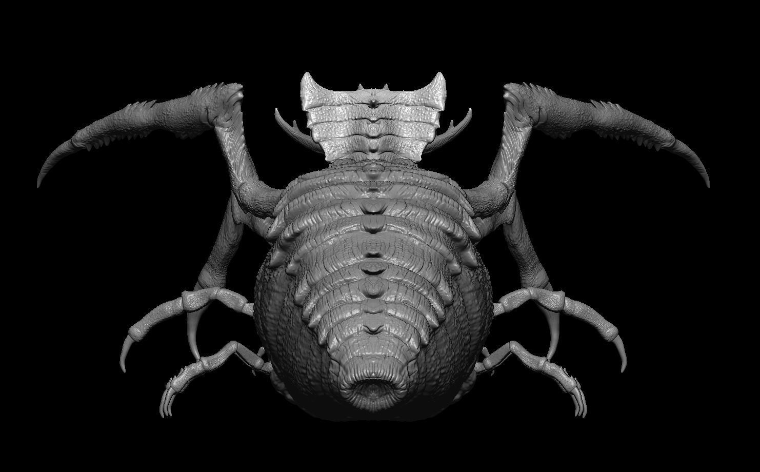 Starship Troopers Queen Bug 3D model_6