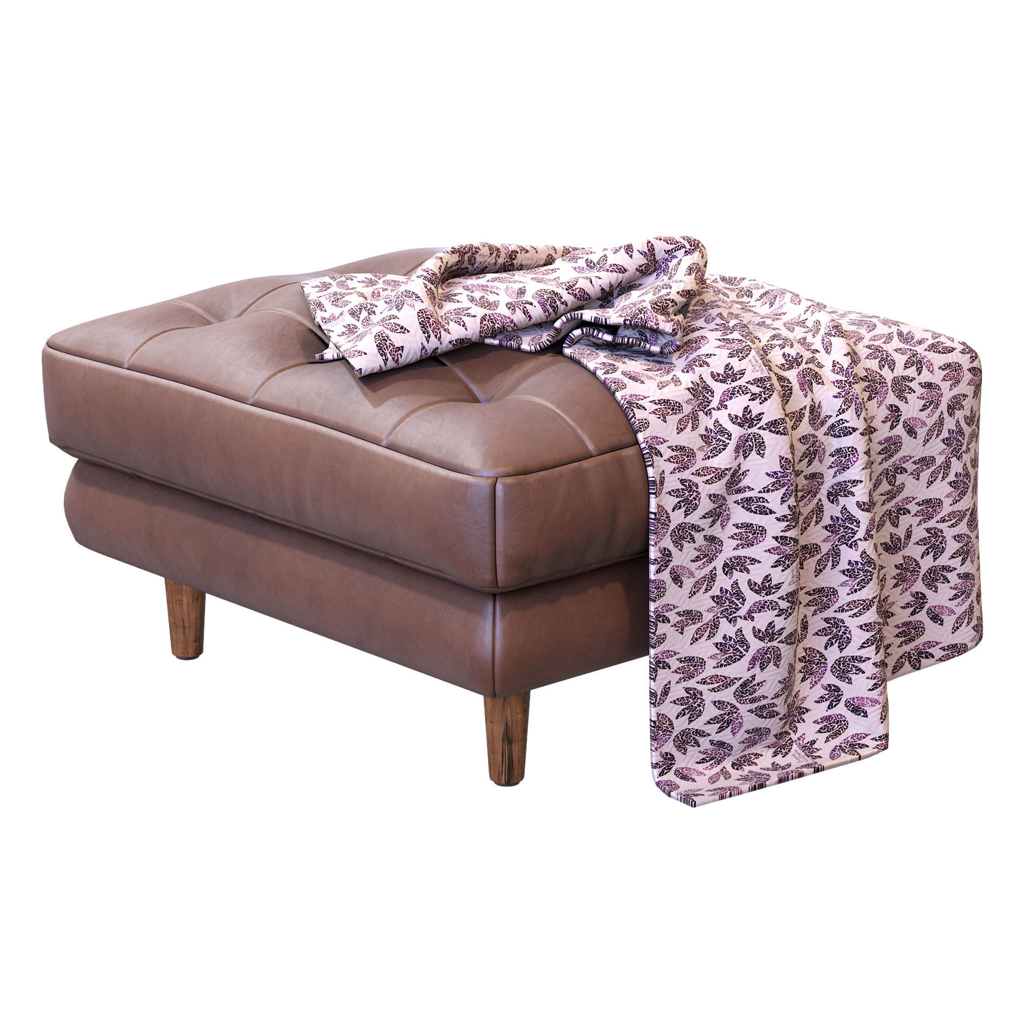 Sven Charm Ottaman 3D model_3