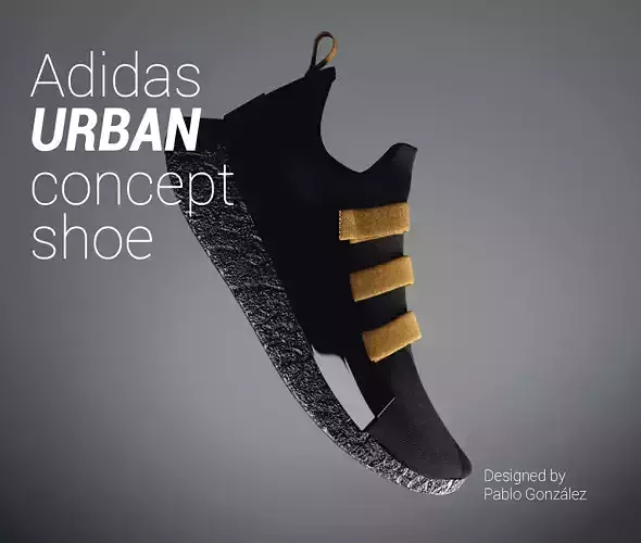 ADIDAS concept shoes 3D model