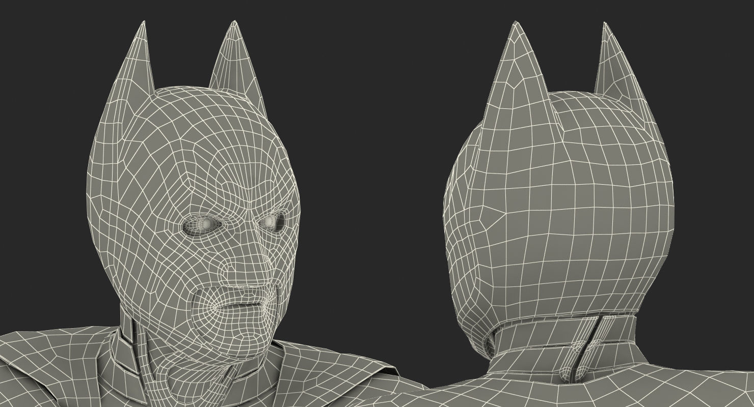 Batman Fighting Pose  3D model_21