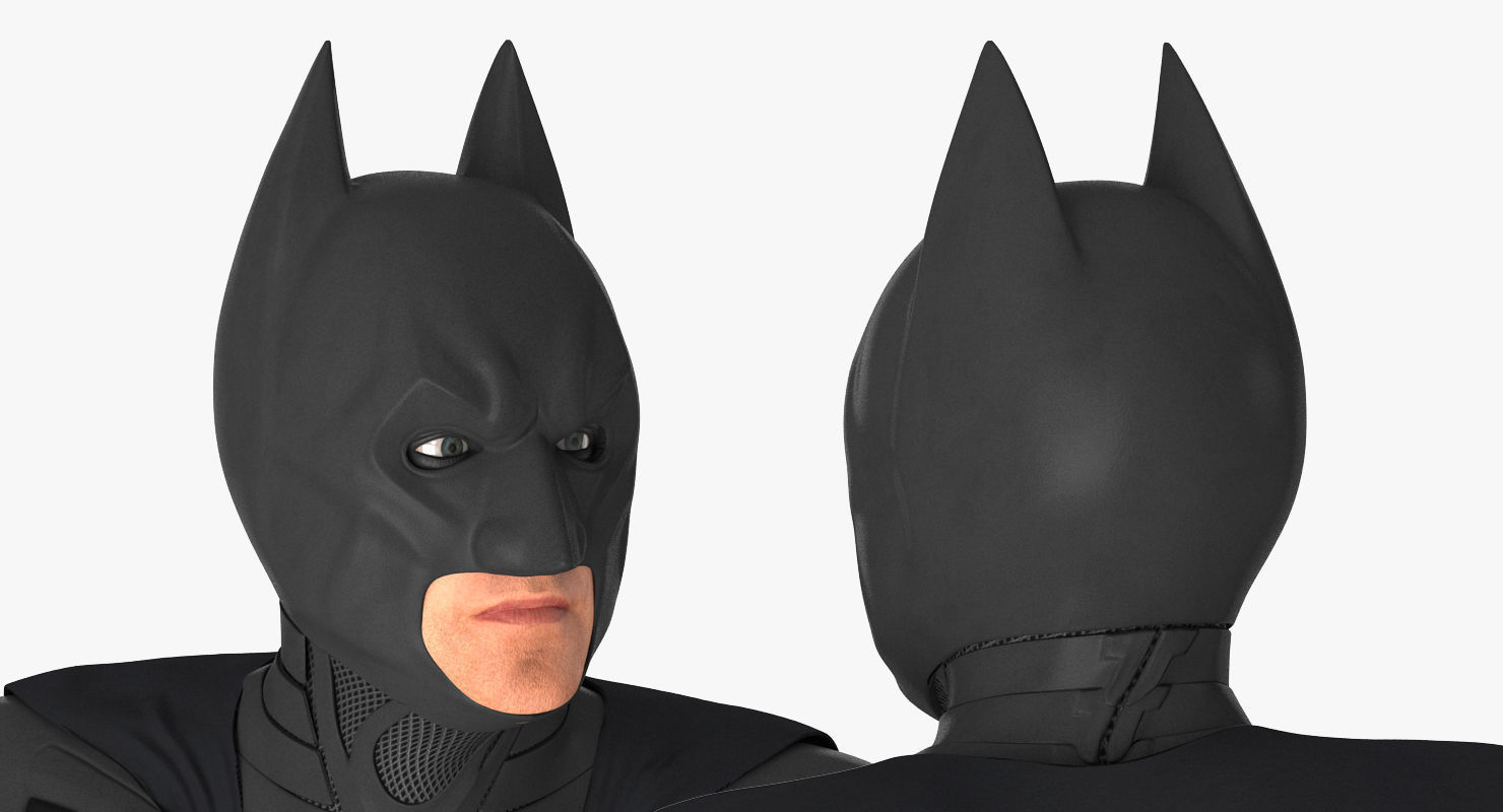 Batman Fighting Pose  3D model_8