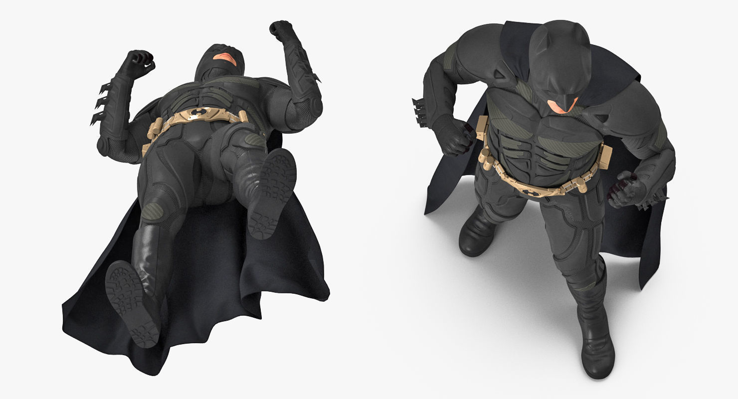 Batman Fighting Pose  3D model_4