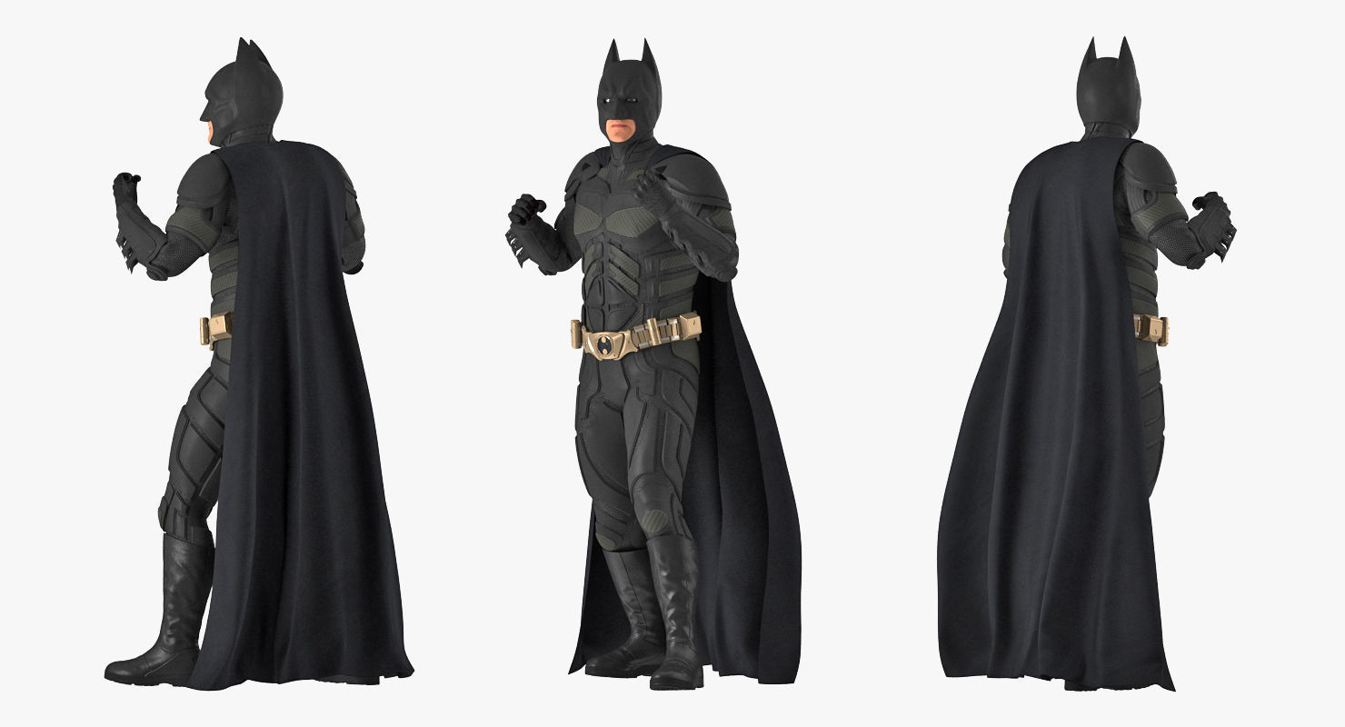 Batman Fighting Pose  3D model_1