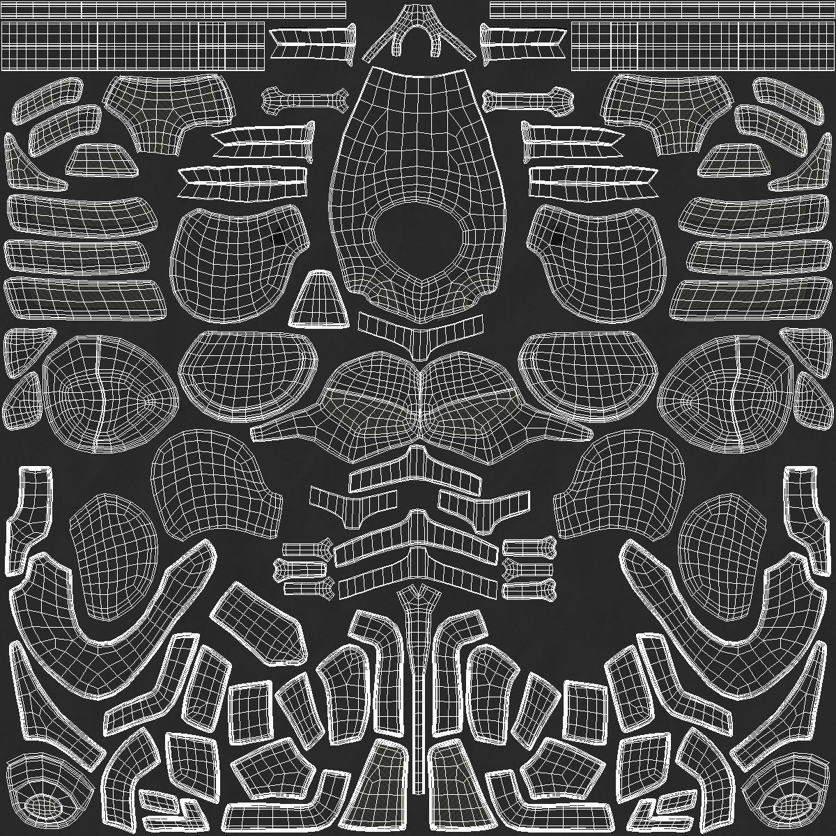 Batman Fighting Pose  3D model_15