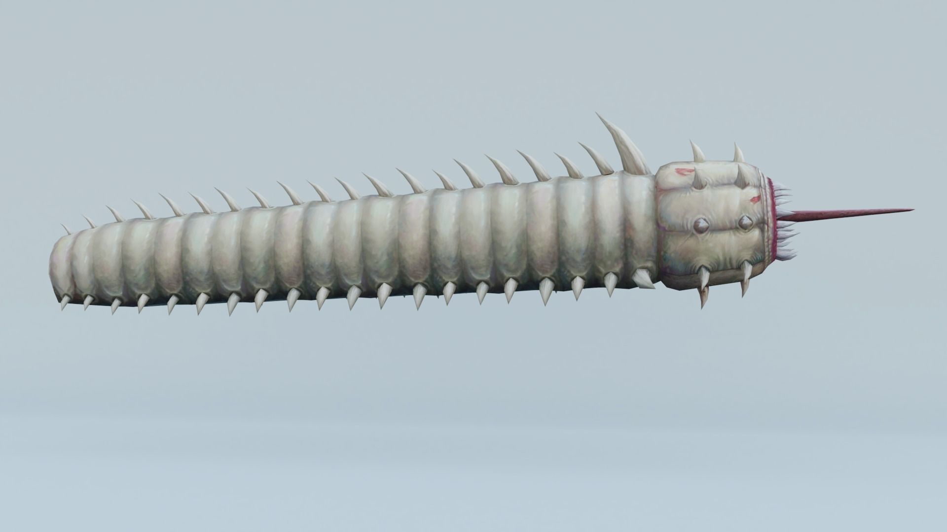 Monster insect worm boss shachong 3D model_3