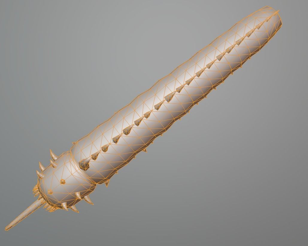 Monster insect worm boss shachong 3D model_10
