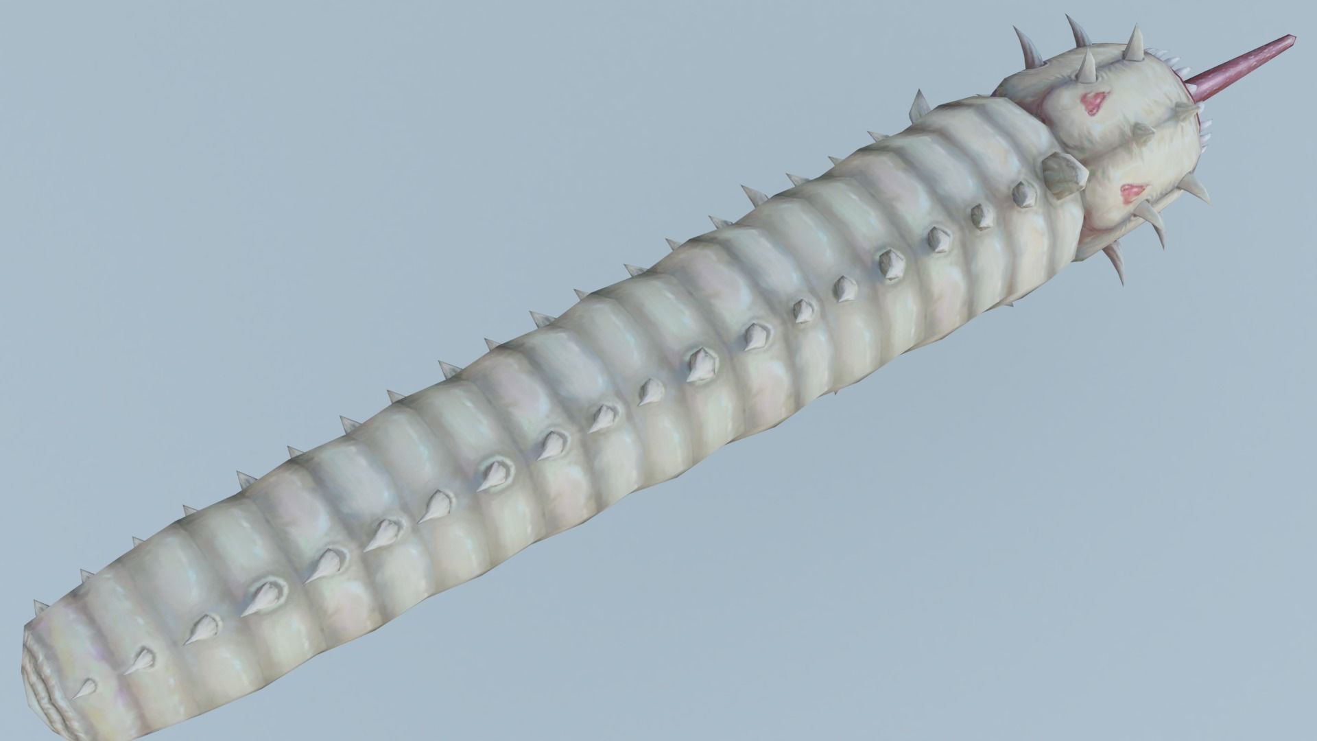 Monster insect worm boss shachong 3D model_5