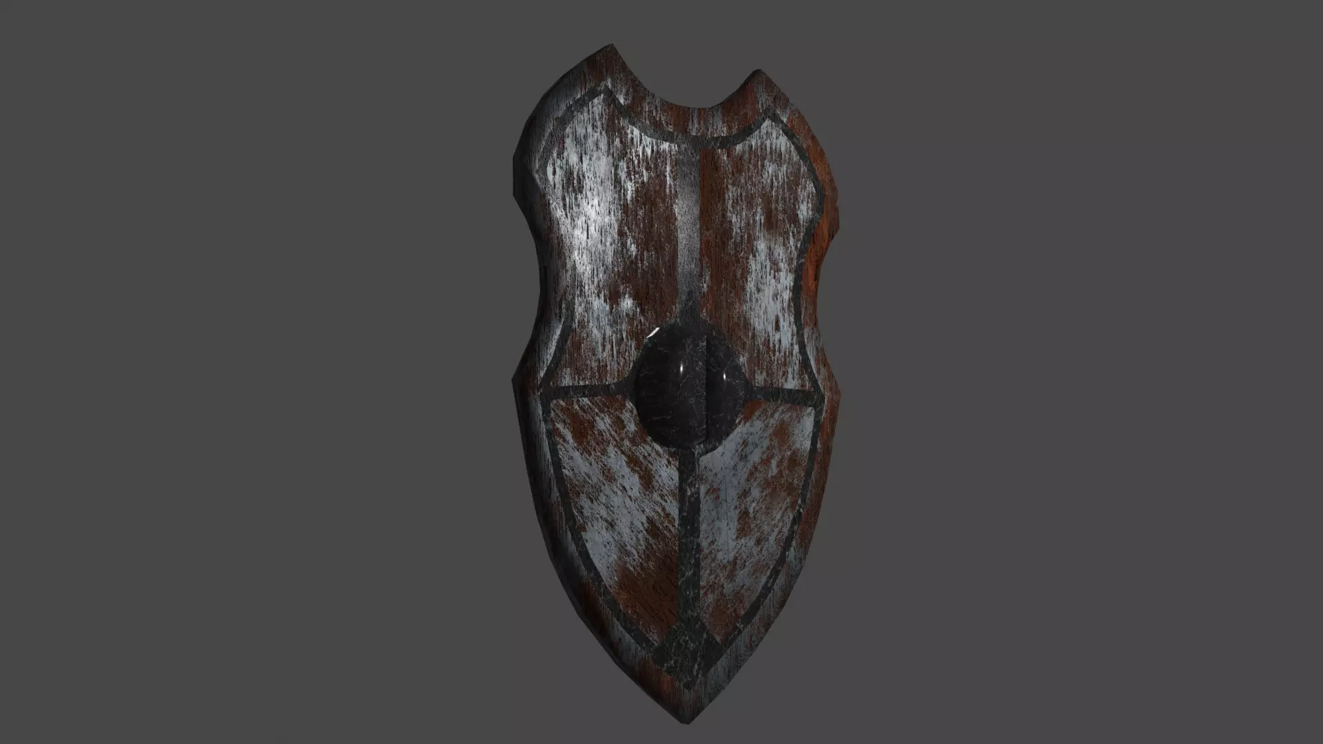 Medieval LowPoly Shield Free low-poly 3D model
