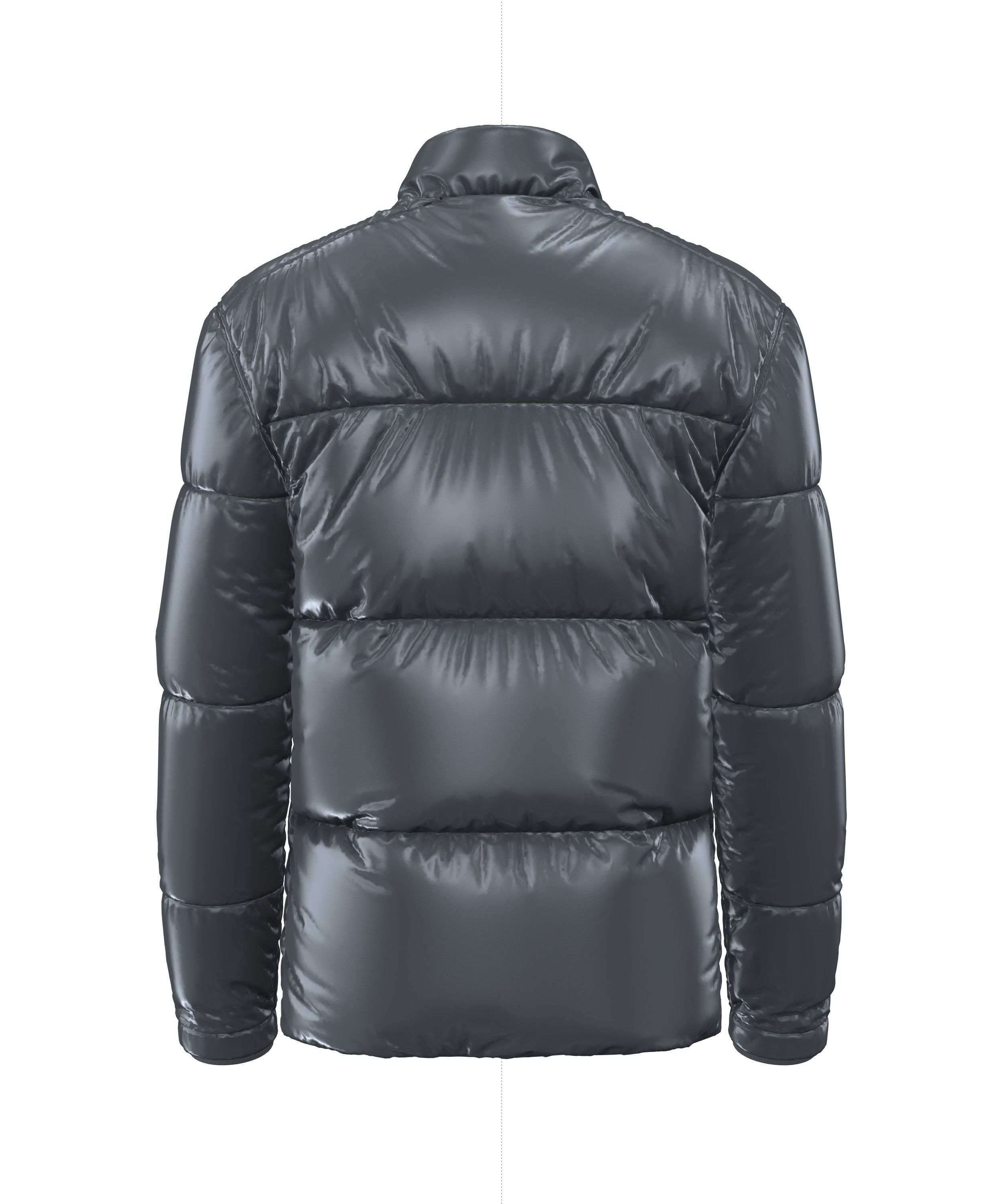 Puffer Jacket 3d Model 3D model_4