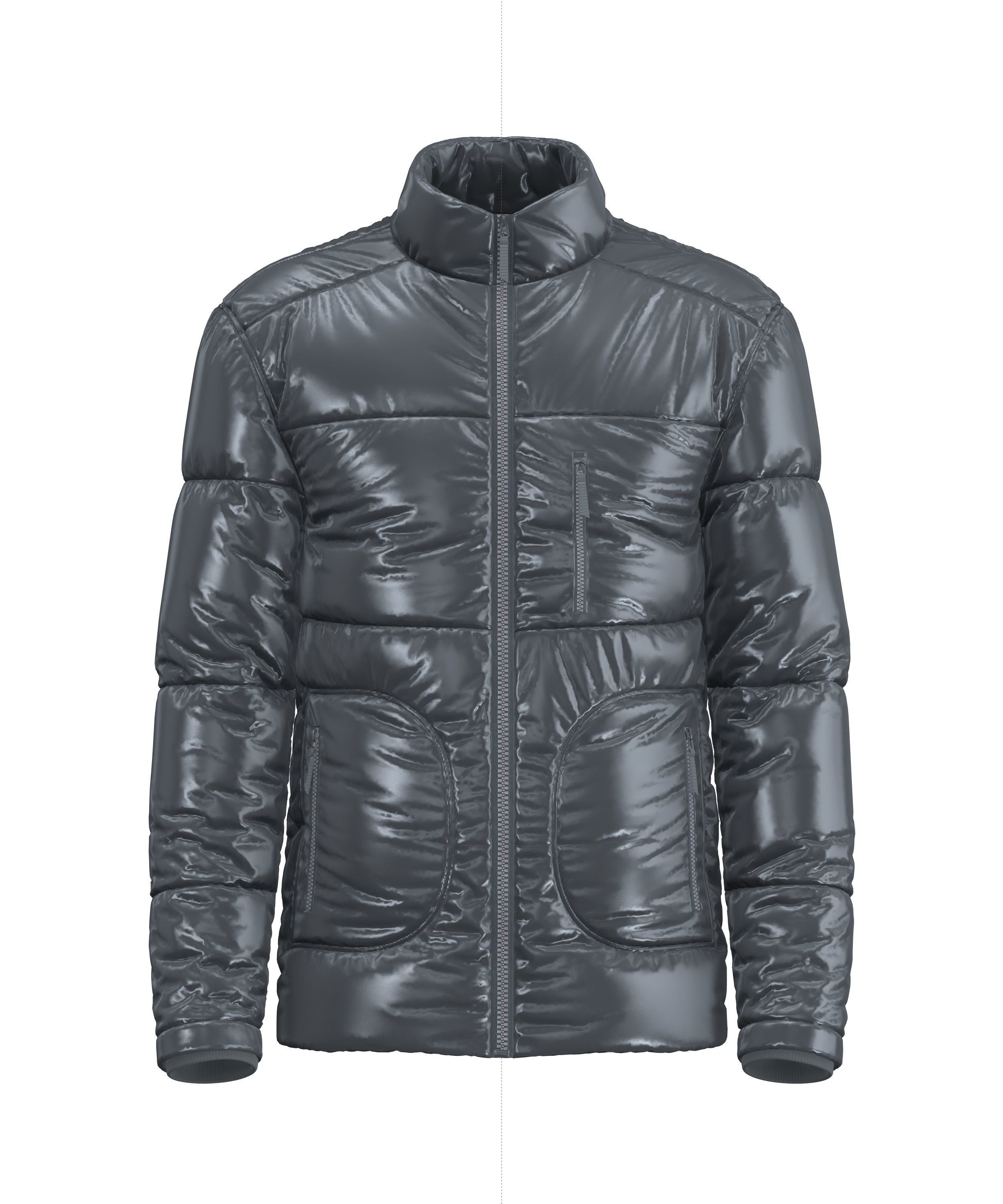 Puffer Jacket 3d Model 3D model_8