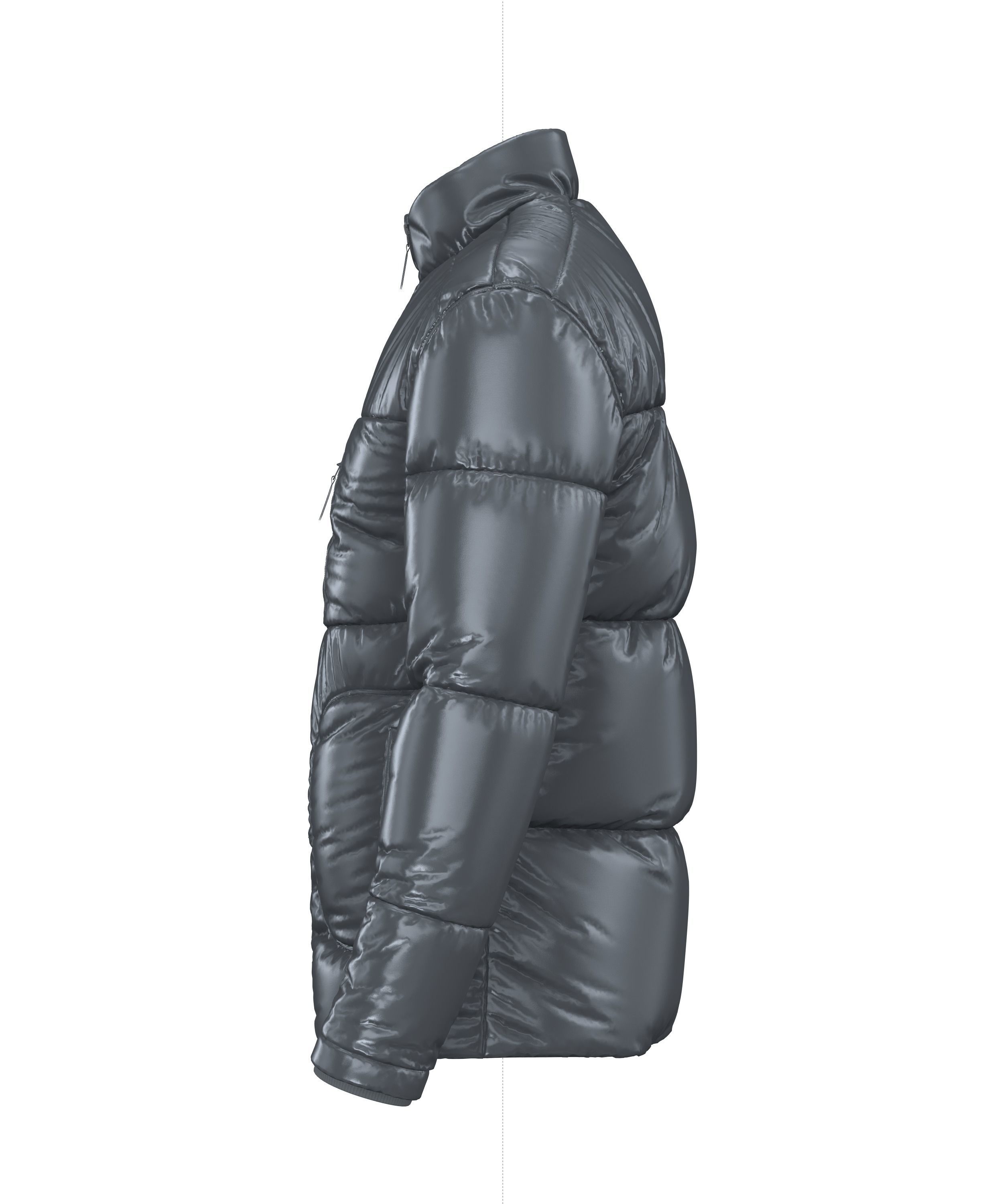 Puffer Jacket 3d Model 3D model_3