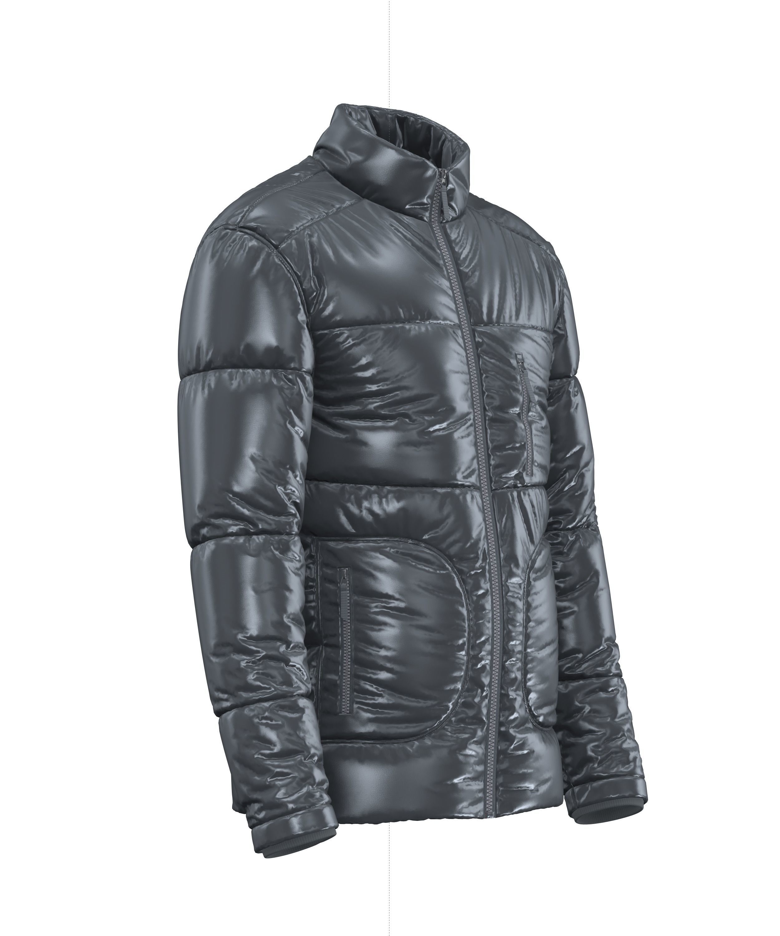 Puffer Jacket 3d Model 3D model_7