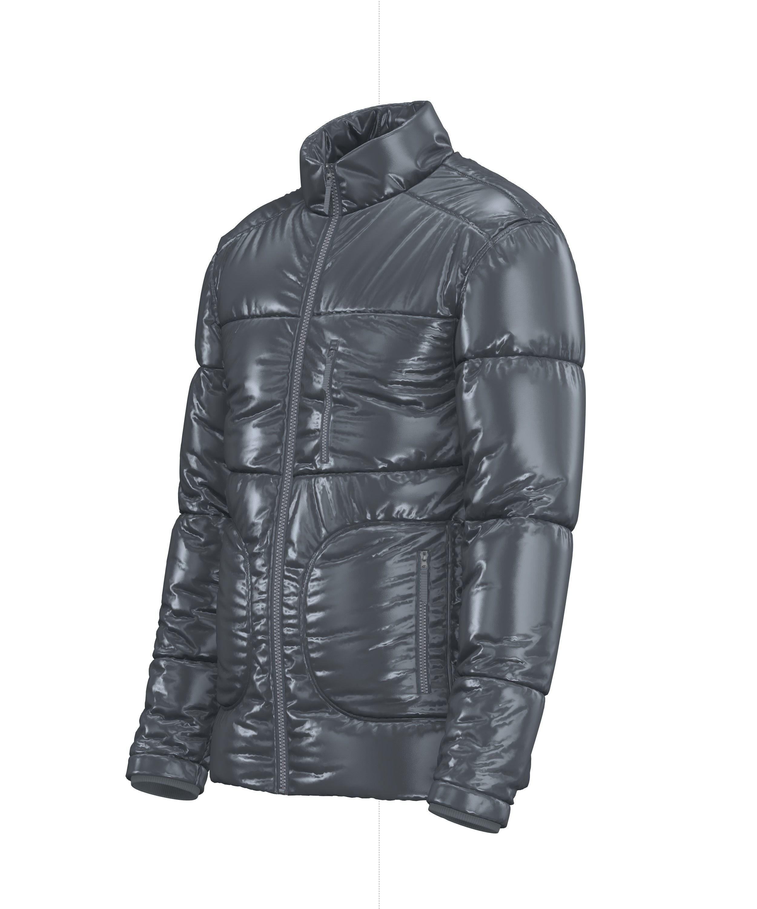 Puffer Jacket 3d Model 3D model_6