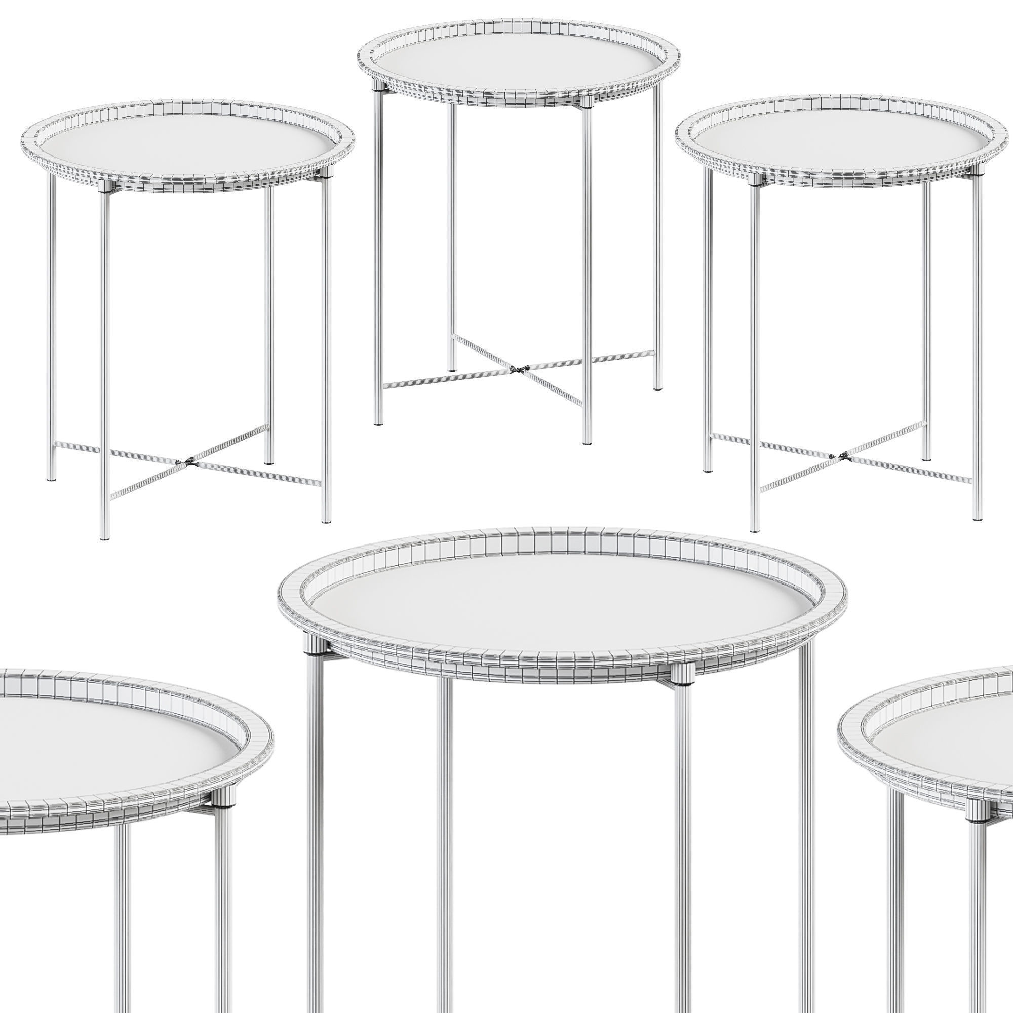 JYSK Side Table RANDERUP 3D model_1