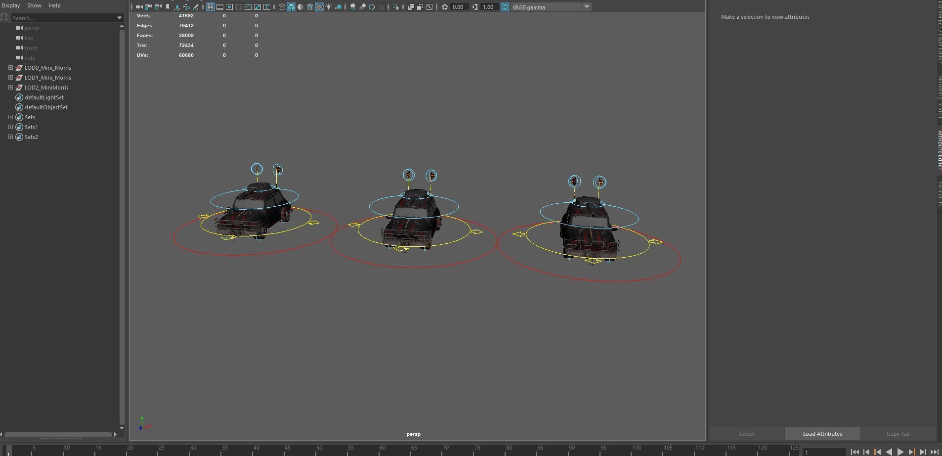 Post Apocalyptic Mini Morris Low-poly War Car Game Asset Low-poly 3D model_91