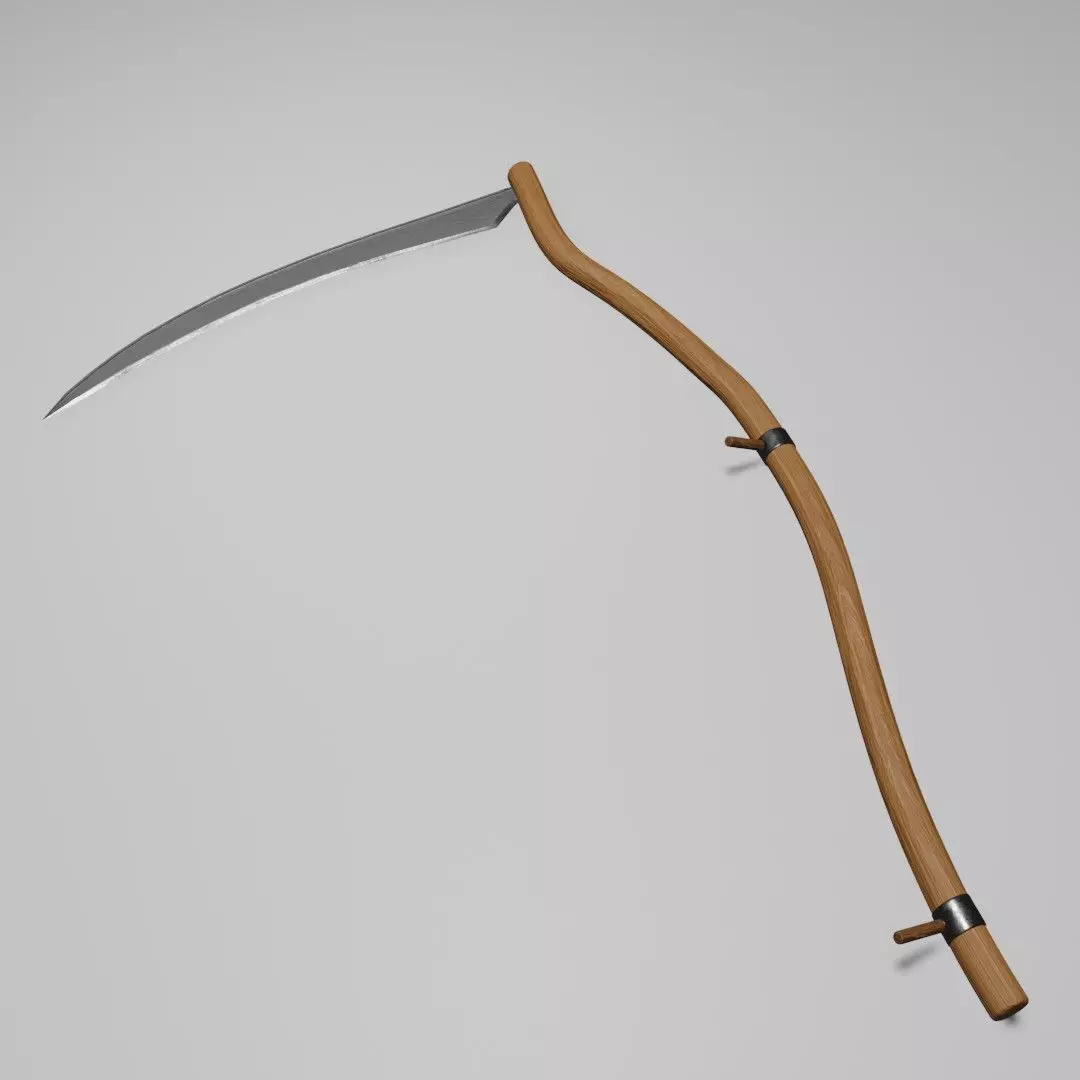 The Scythe Free low-poly 3D model