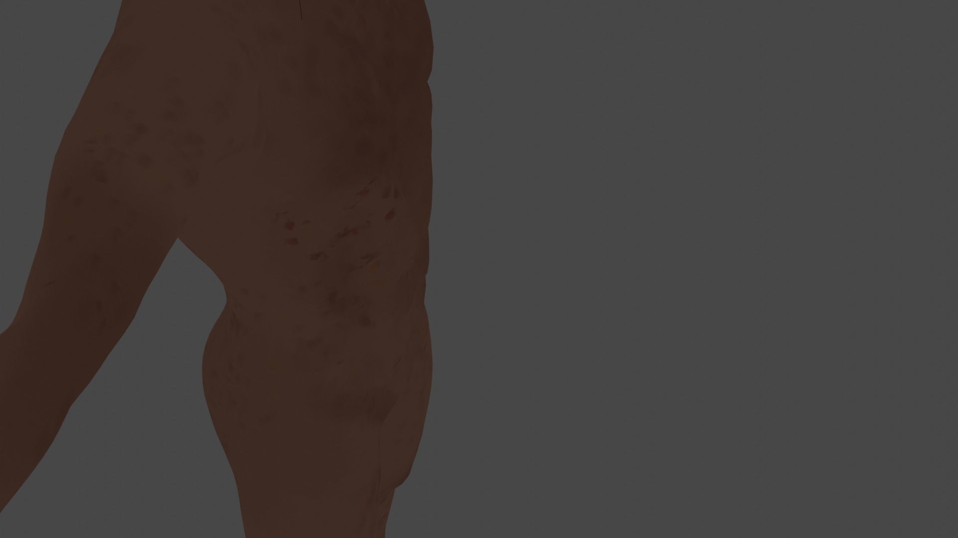 TITAN naked man 3D model_2