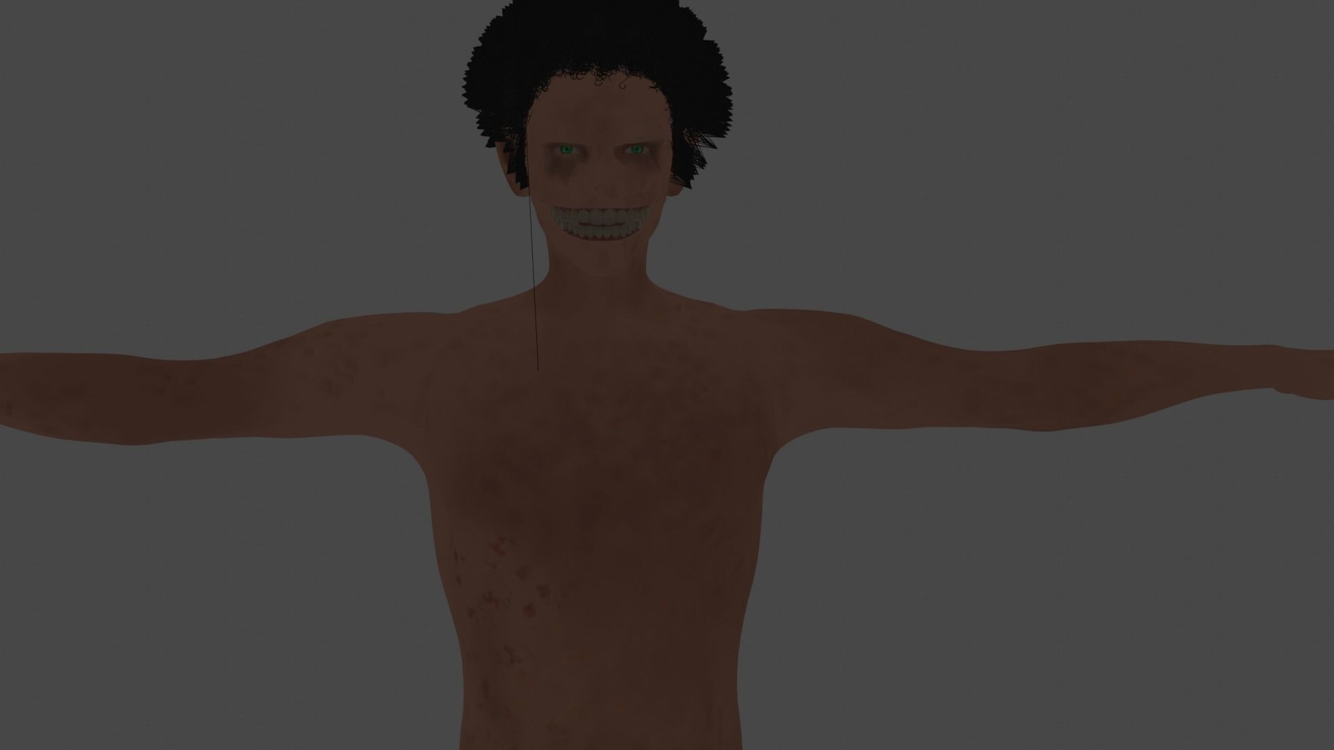 TITAN naked man 3D model_1