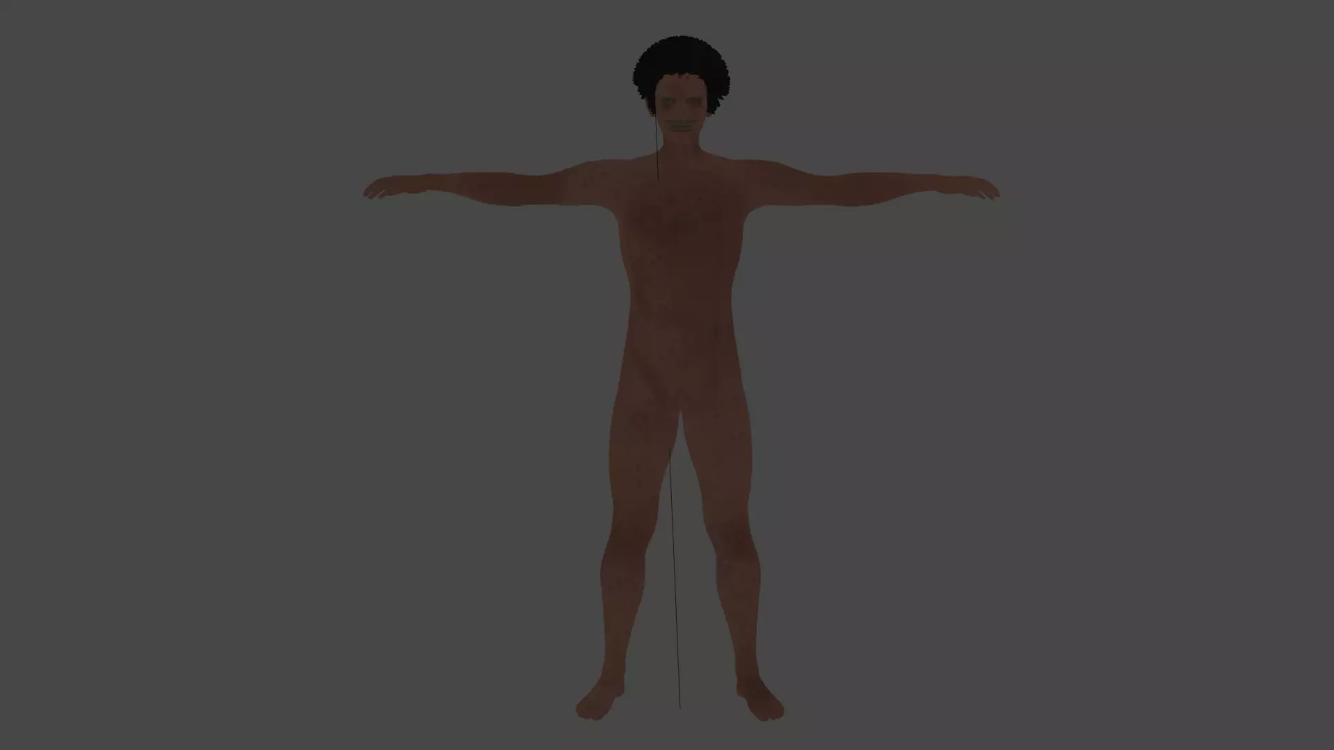 TITAN naked man 3D model_0