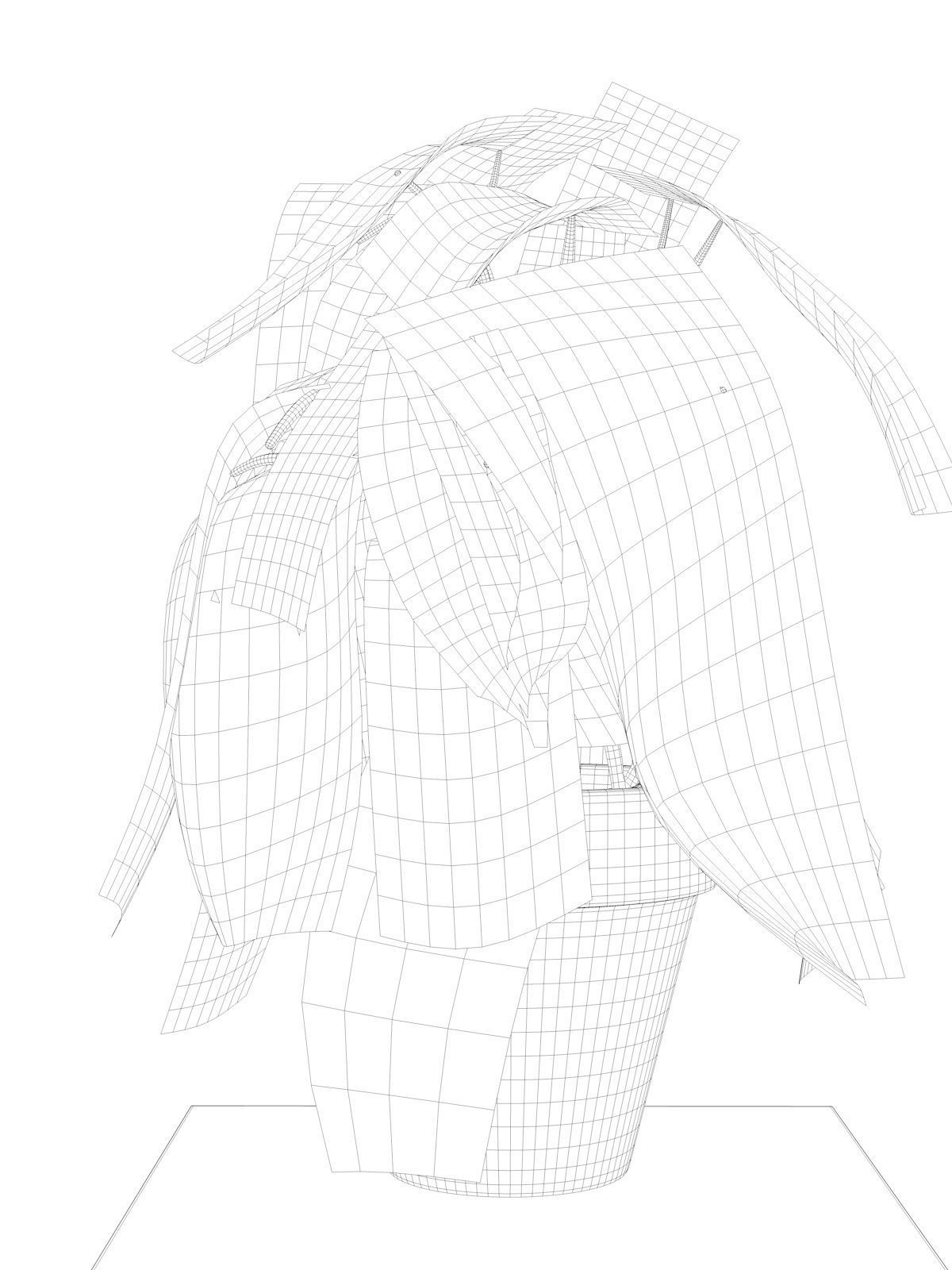 Polka Dot Begonia in Pot 3D model_3