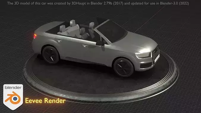 City Car 71 SUV Cabrio Open Type-B Silver