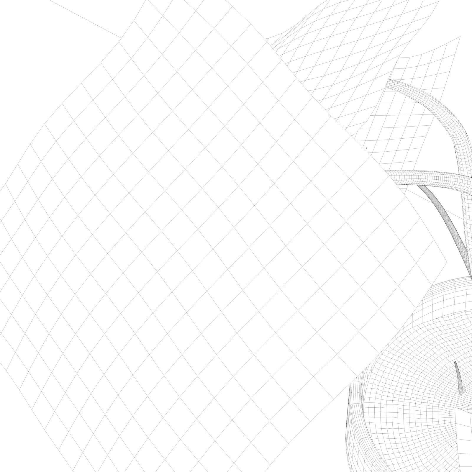 Alocasia Macrorrhiza in Pot 3D model_5