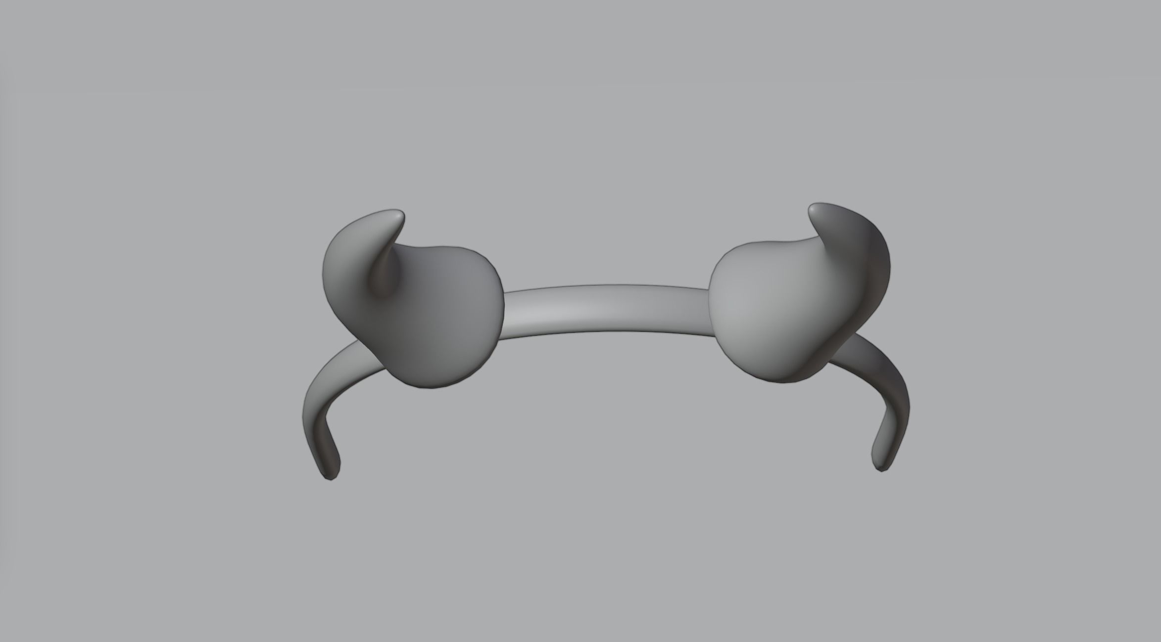 Horns 3 pair of 3D model_4