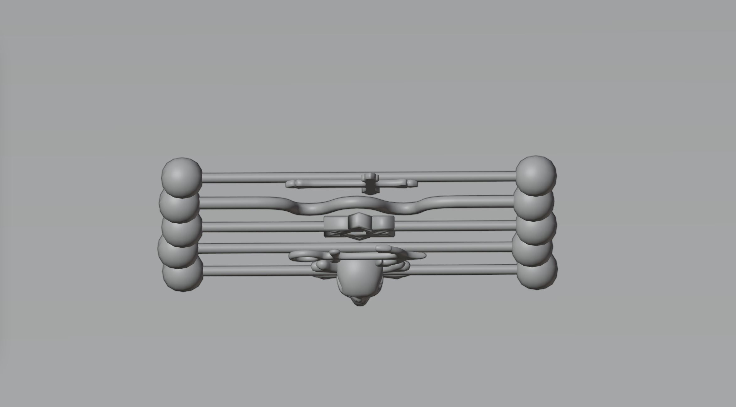 Piercing set 2 star wars ship 3D model_4