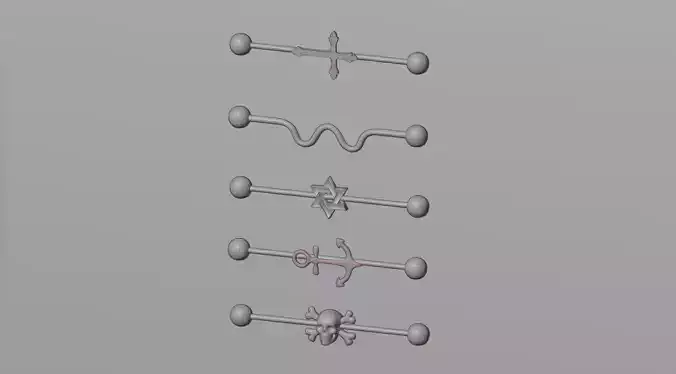 Piercing set 2 star wars ship